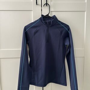 NWT Outdoor Voices Navy Blue Long Sleeve Athletic Top